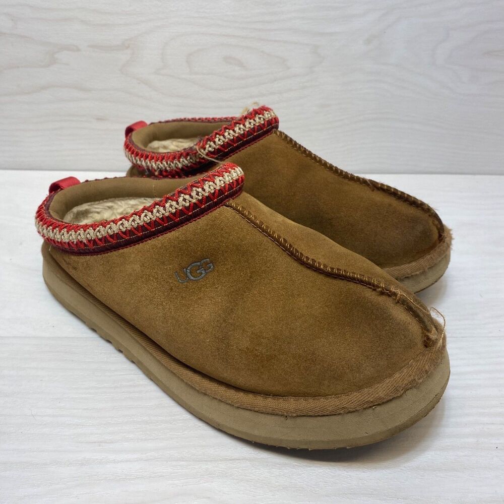UGG Tazz Slipper Clog Youth US 6 Fits‎ Womens size 7  1143776K Brown Classic